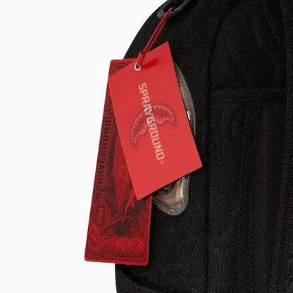 Black Quilted Irridescent DLXSV Backpack