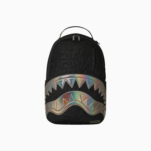 Black Quilted Irridescent DLXSV Backpack