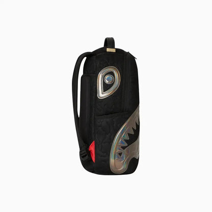 Black Quilted Irridescent DLXSV Backpack