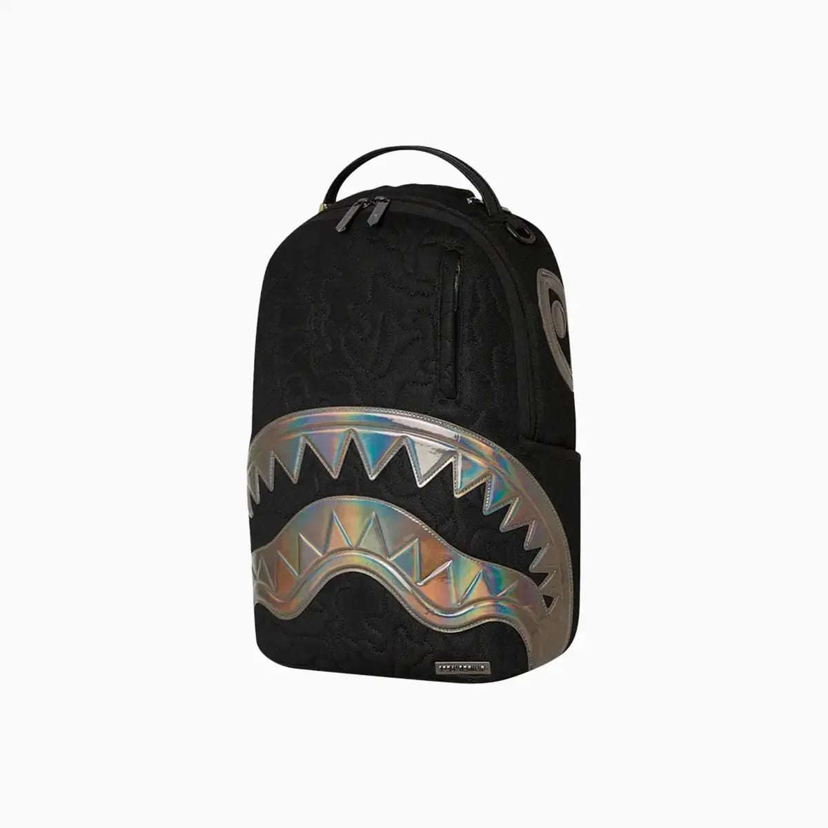 Black Quilted Irridescent DLXSV Backpack