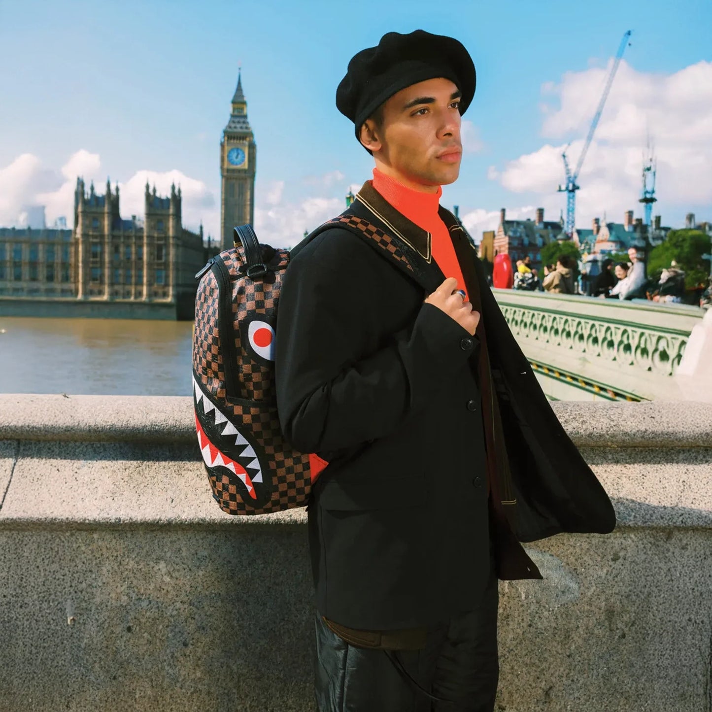 Check 2 Emboss Backpack