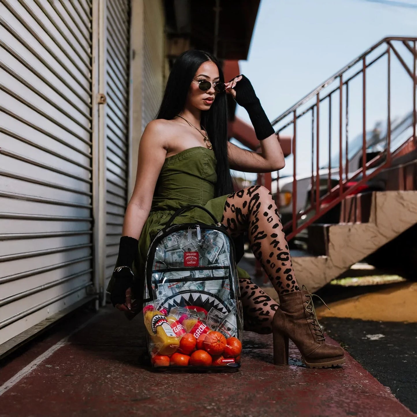 Clear Backpack - Money Chomp