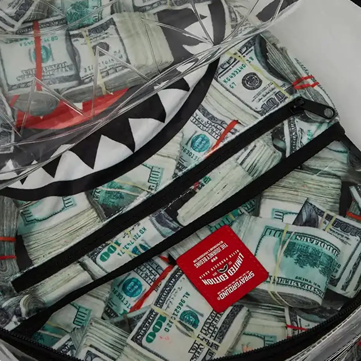 Clear Backpack - Money Chomp
