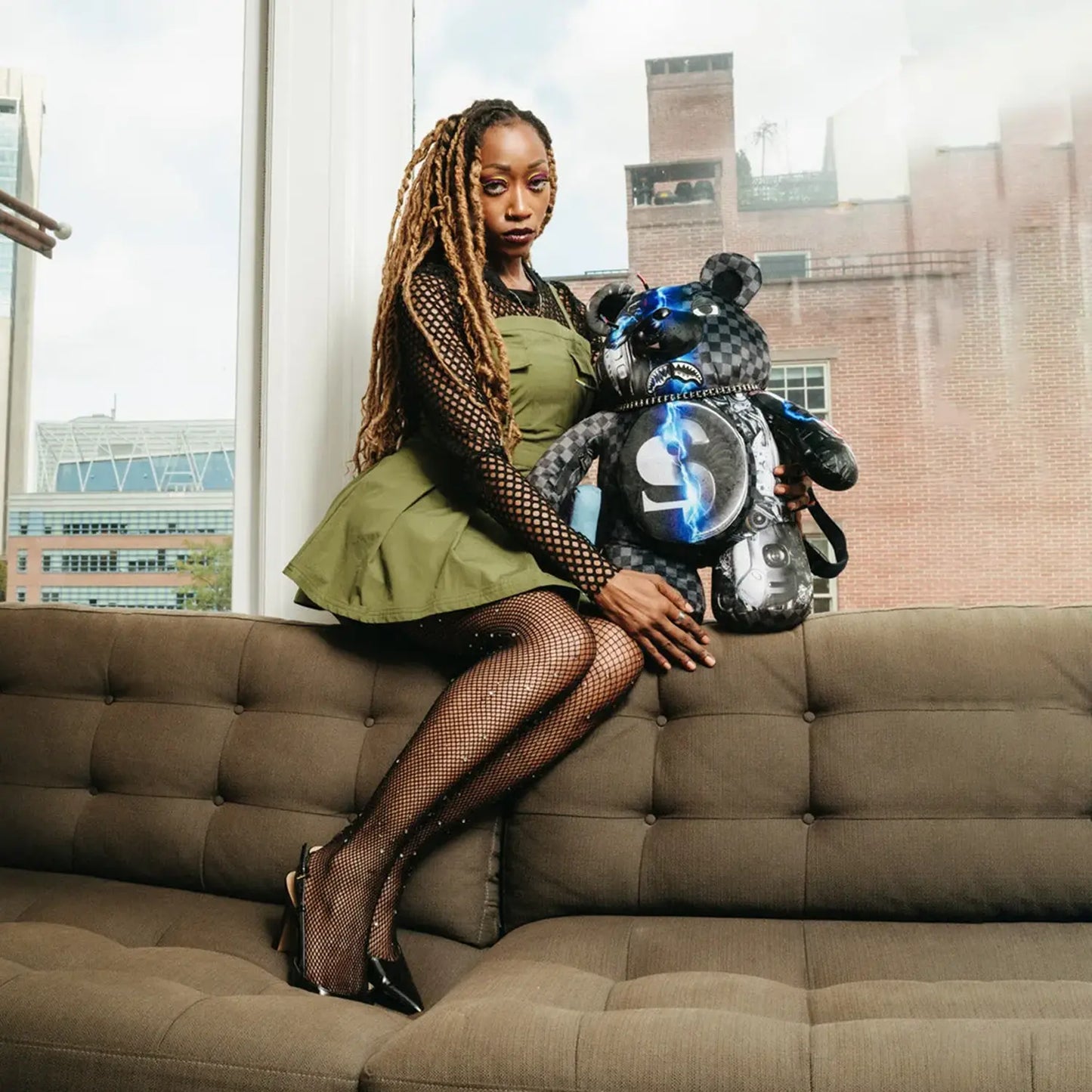 Cyborg Bear Backpack