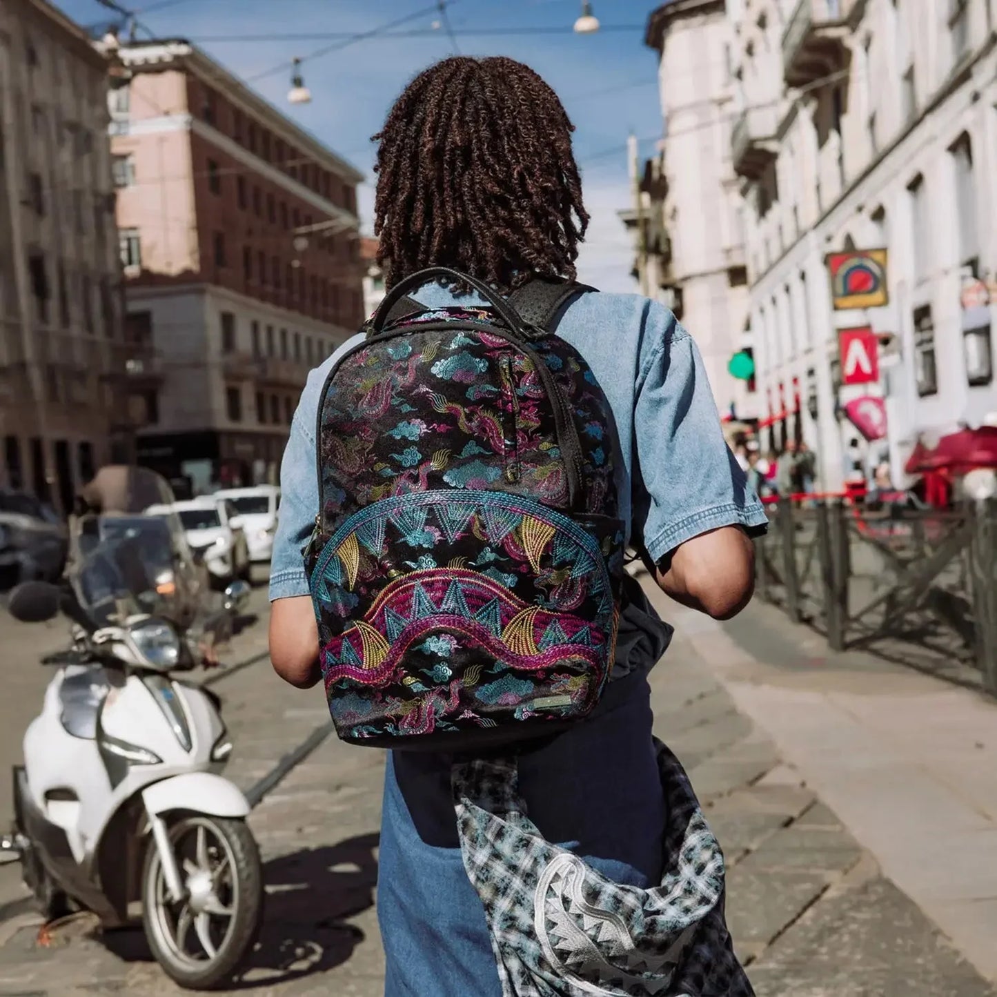 Embroidered Dragons DLX Backpack
