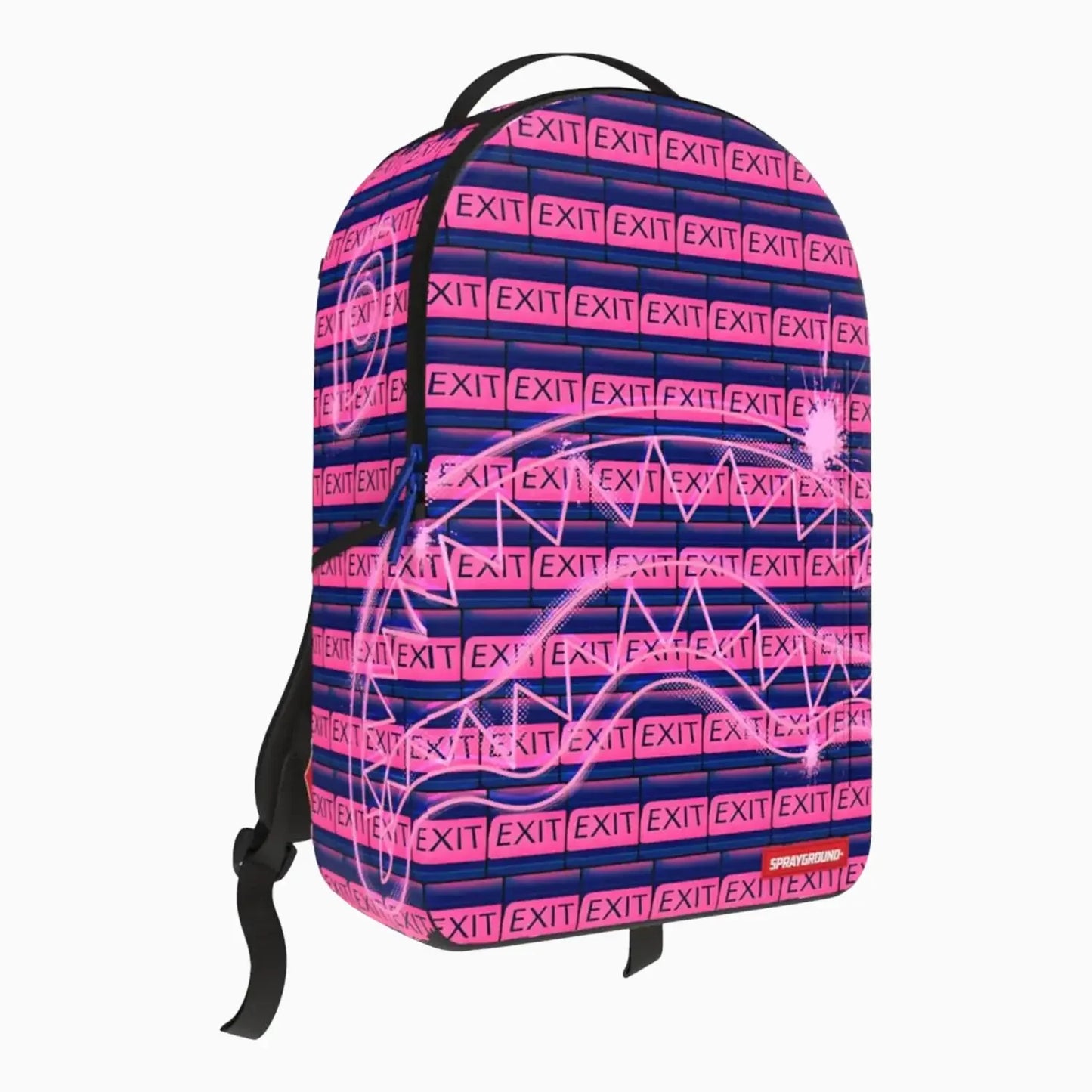 Exit Pink Stripe Backpack