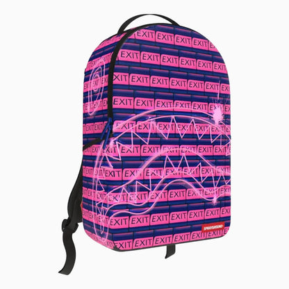Exit Pink Stripe Backpack