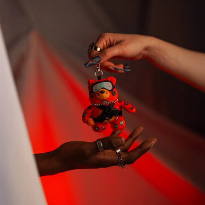 Global Expedition Bear Keychain