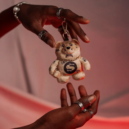 Goldrush Bear Keychain