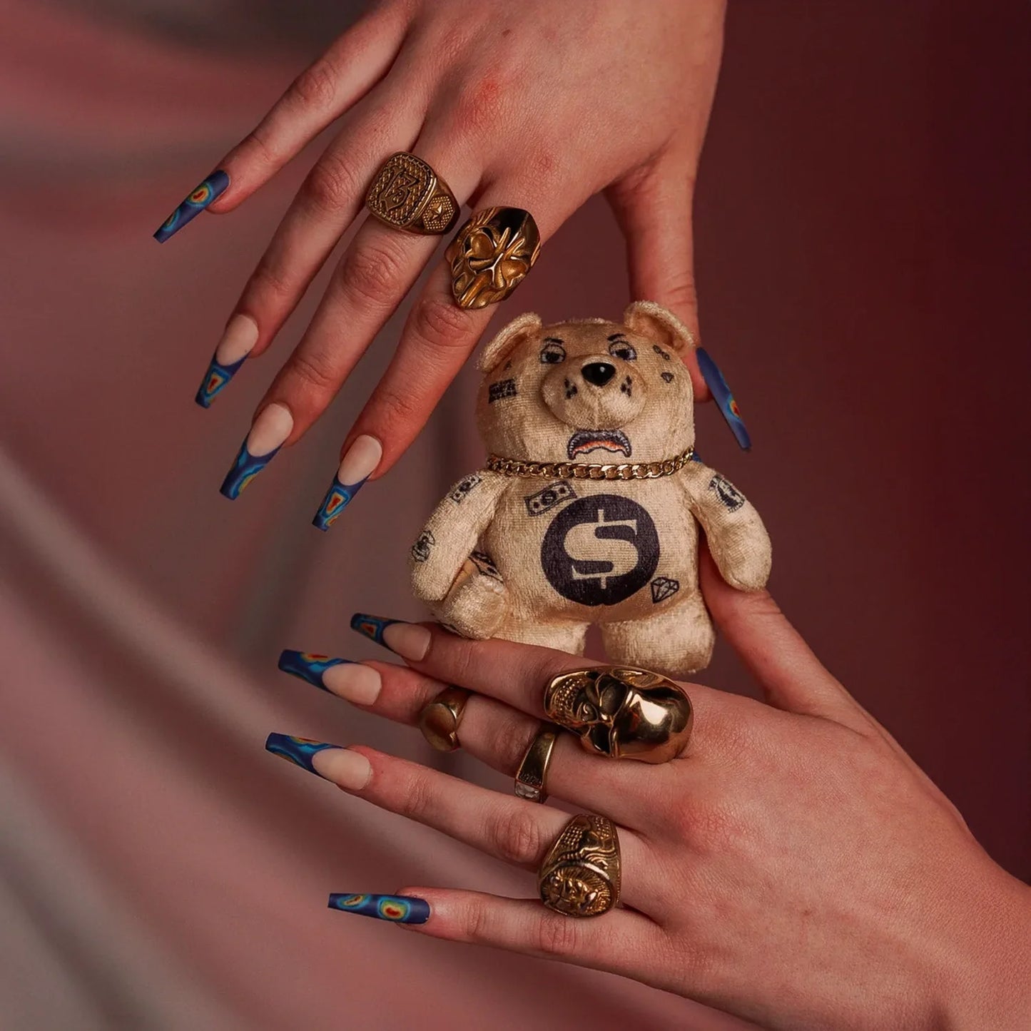 Goldrush Bear Keychain