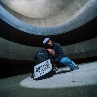 Hello My Name Is 15 Years Quilted Backpack