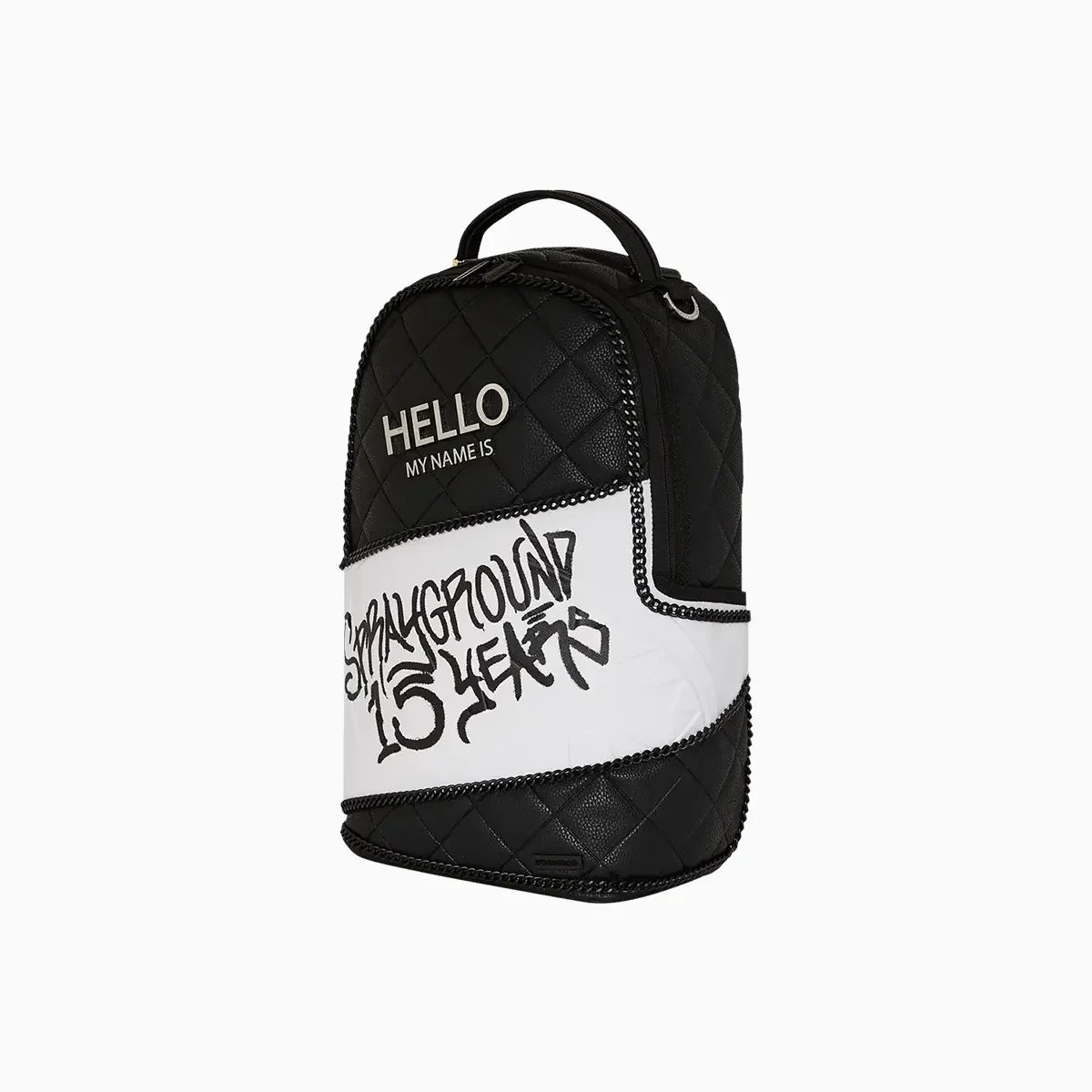 Hello My Name Is 15 Years Quilted Backpack