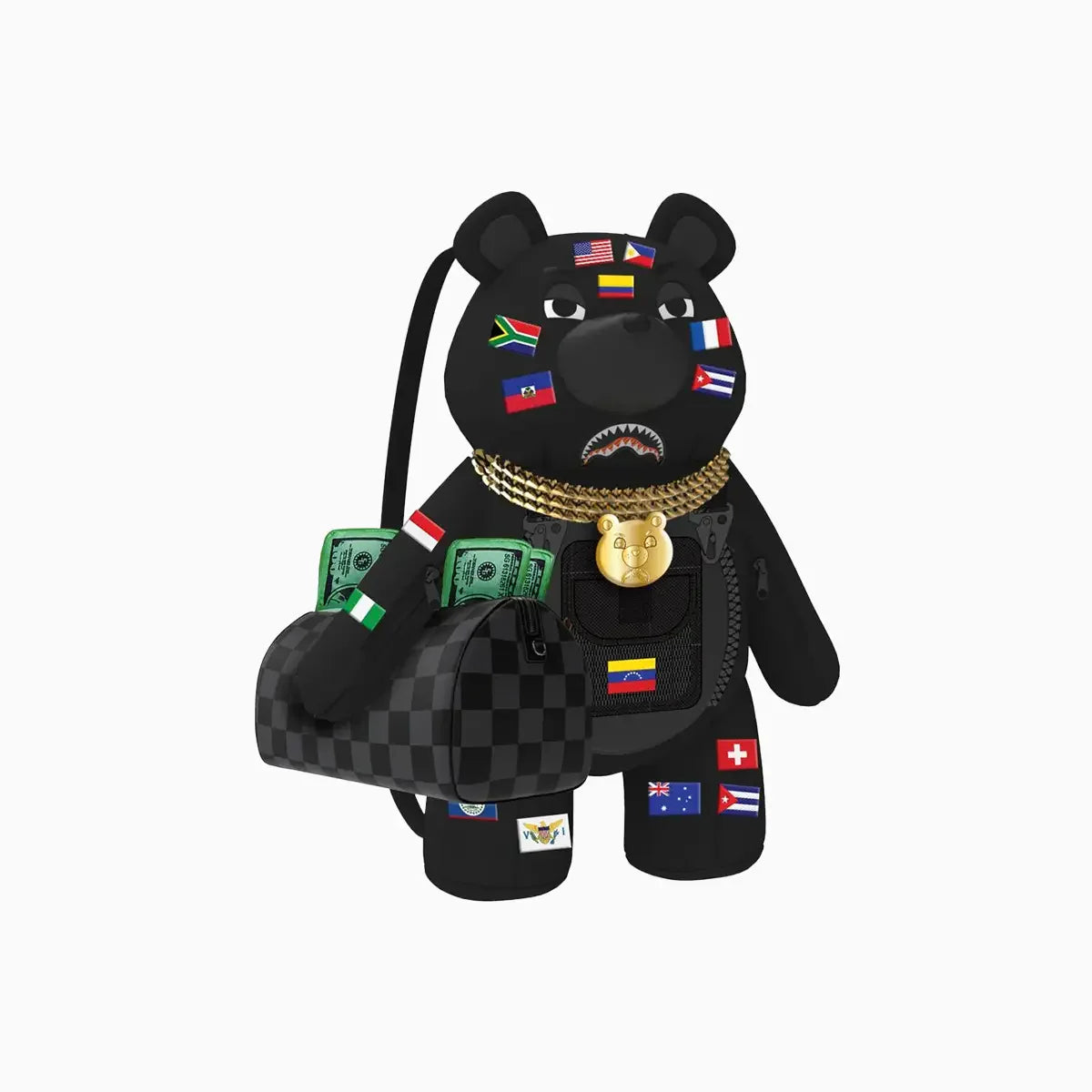 James Flags Bear Backpack