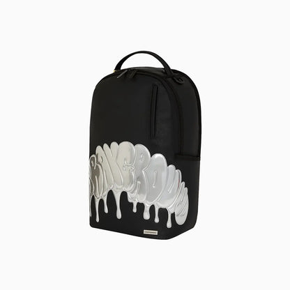 Metallic Drip Shark Bubble Letters Dlx Backpack