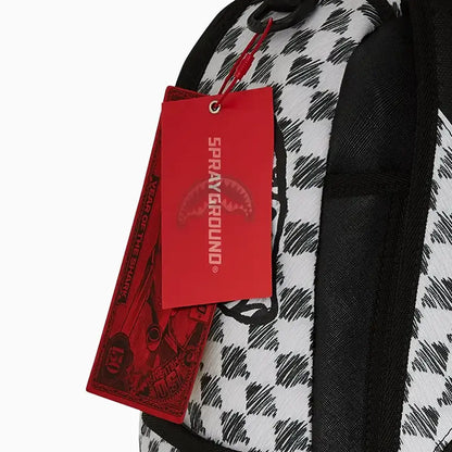 Scribble Dribble Check Backpack