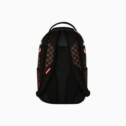 One Eye Brown Check Backpack