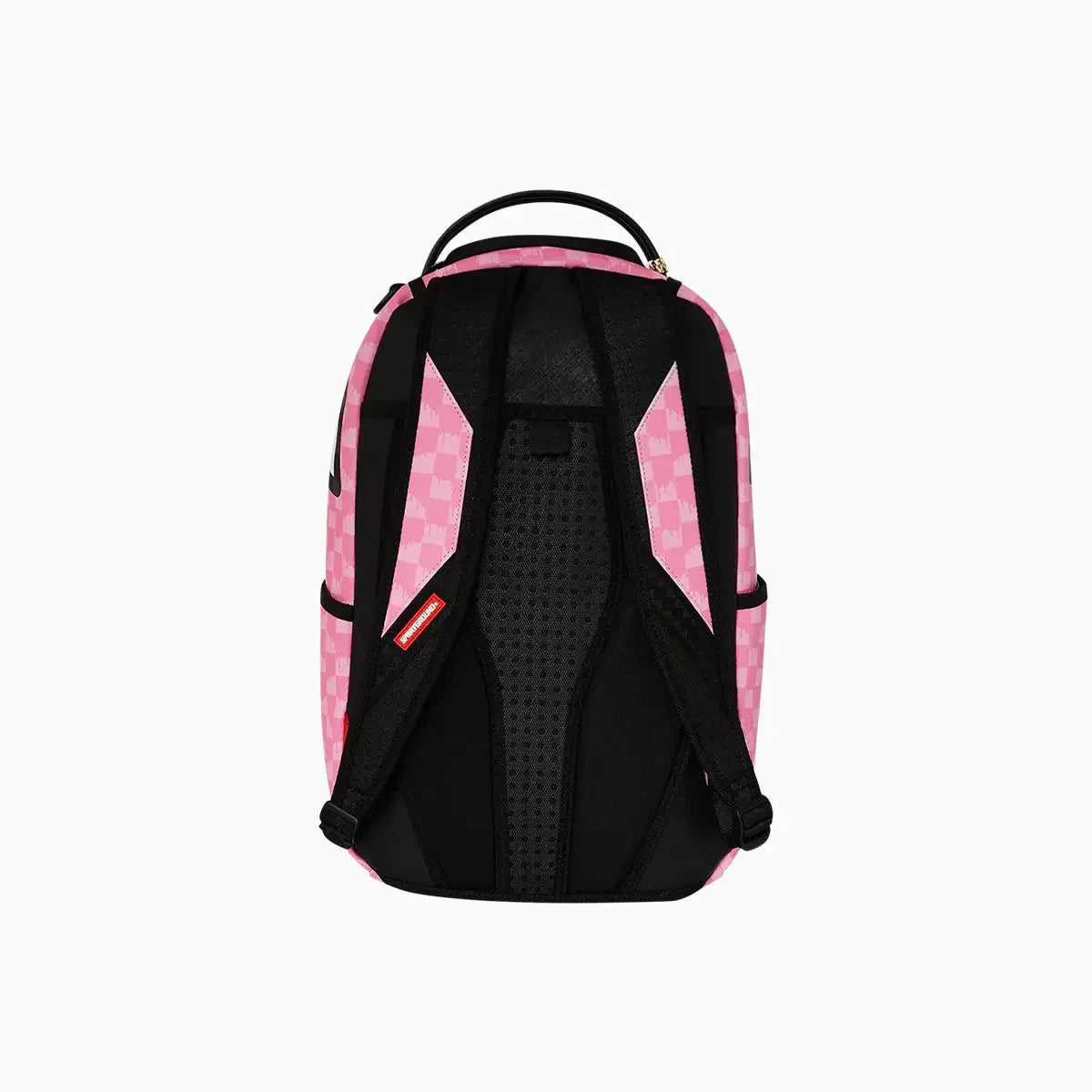 Pink And Black Drip Check Dlxsv Backpack