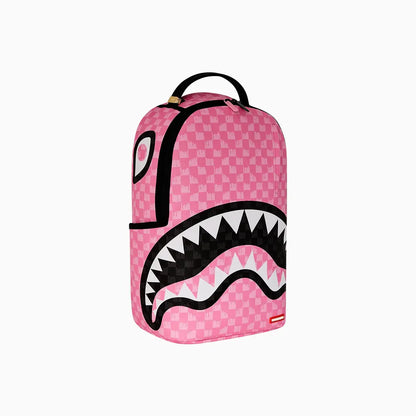Pink And Black Drip Check Dlxsv Backpack