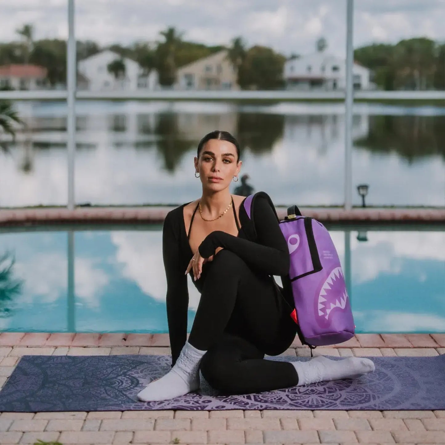 Purple Shark Central Dlxvs Backpack