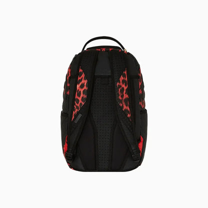 Red Leopard Puffer Dlx Backpack