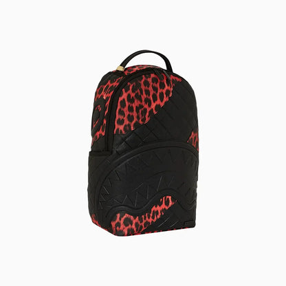 Red Leopard Puffer Dlx Backpack