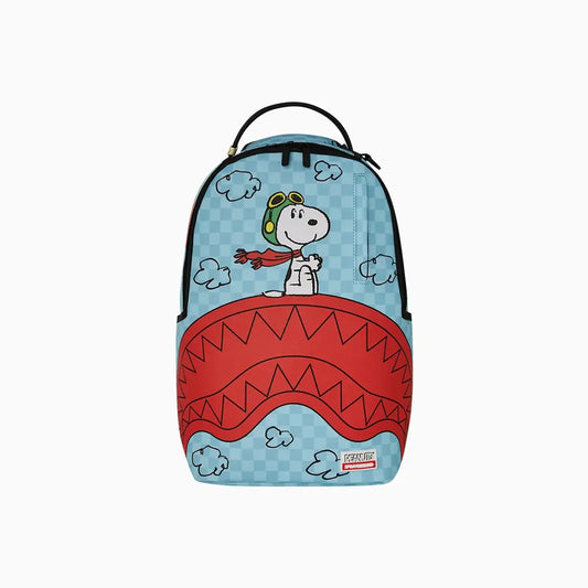 Snoopy Pilot Shark Dlxsv Backpack