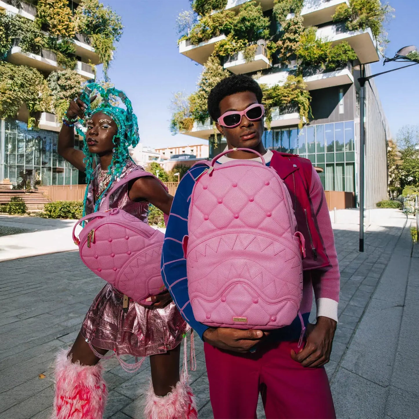 Sorbet Stunna Bear Stud Backpack