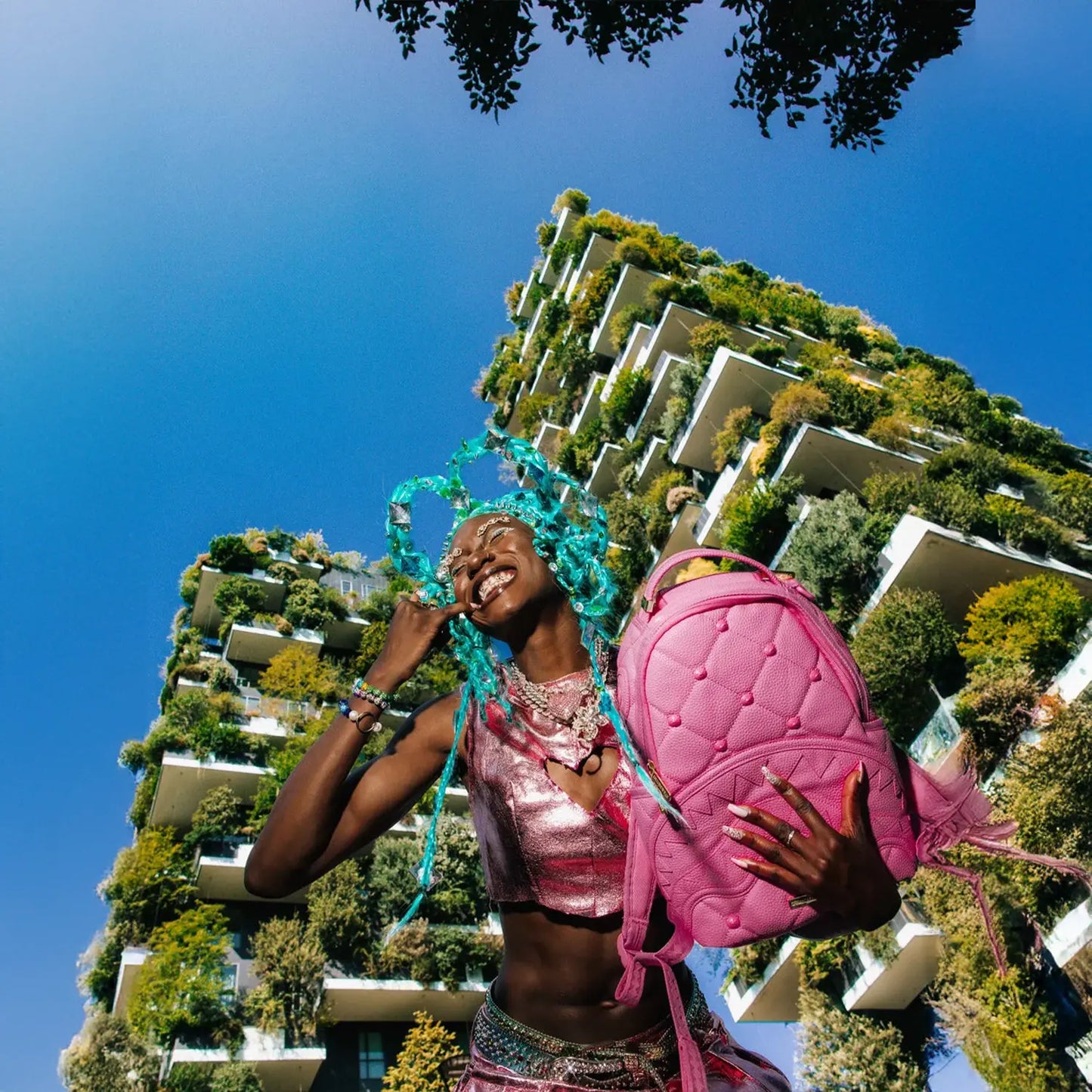 Sorbet Stunna Bear Stud Mini Backpack