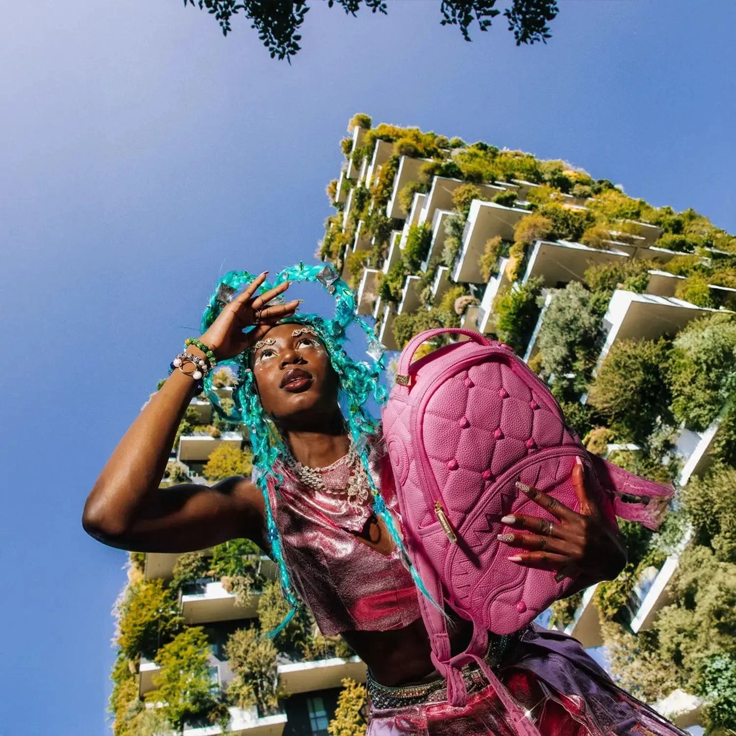 Sorbet Stunna Bear Stud Mini Backpack