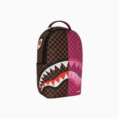 Split Sip Pink Check Dlxsv Backpack