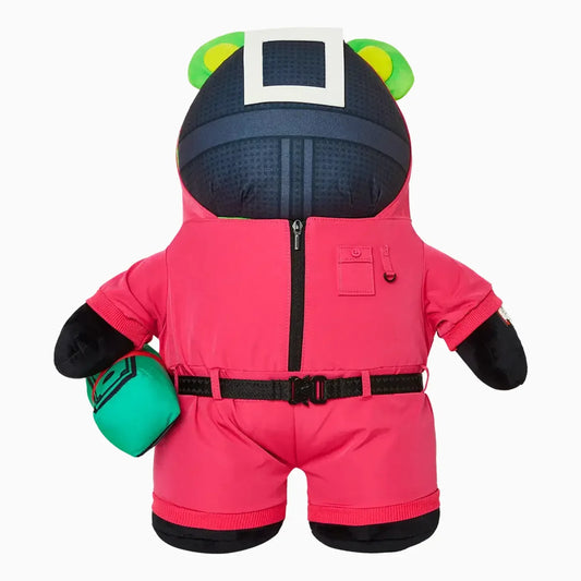 Squid Game Pink Soldier Bear Backpack