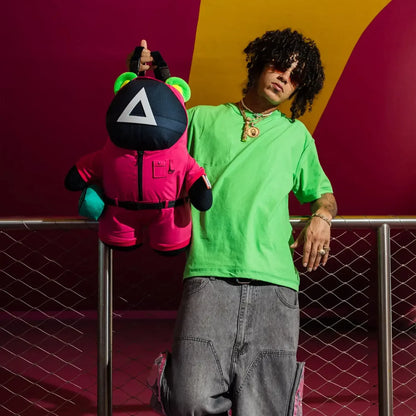 Squid Game Pink Soldier Bear Backpack