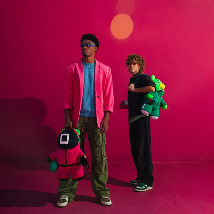 Squid Game Pink Soldier Bear Backpack