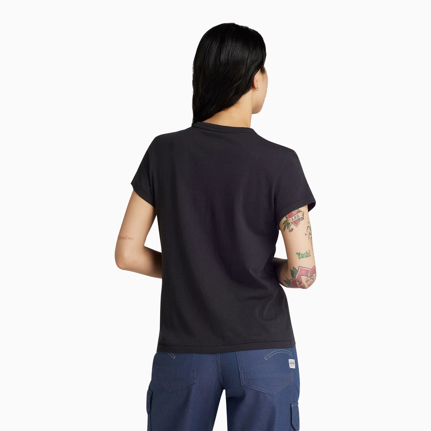 Women's Calligraphy Graphic Short Sleeve T-Shirt