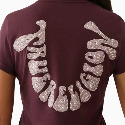 Women's Crystal Horseshoe T-Shirt