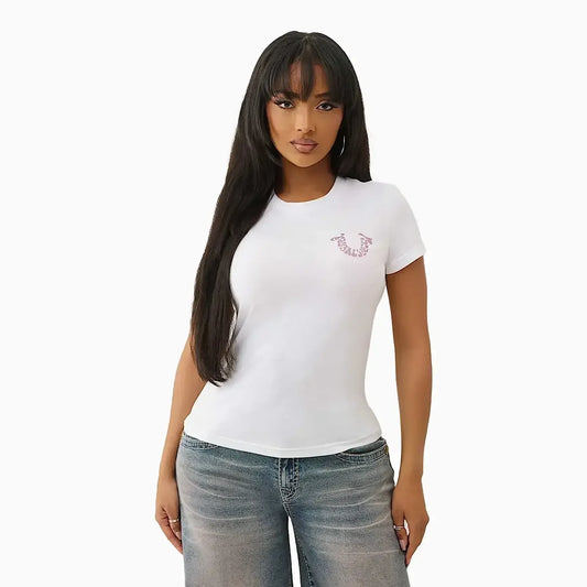Women's Crystal Horseshoe T-Shirt