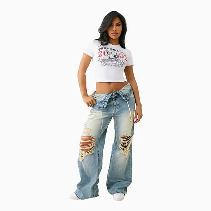 Women's Crystal OG World Tour Buddha Baby T-Shirt