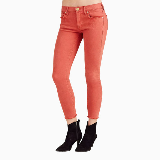 Women's Halle Mid Rise Skinny Crop Jean Pant