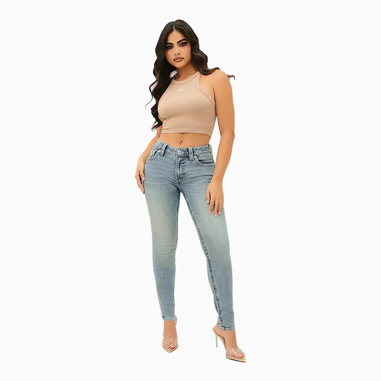 Women's Jennie Mid Rise Curvy Skinny Jean Pant
