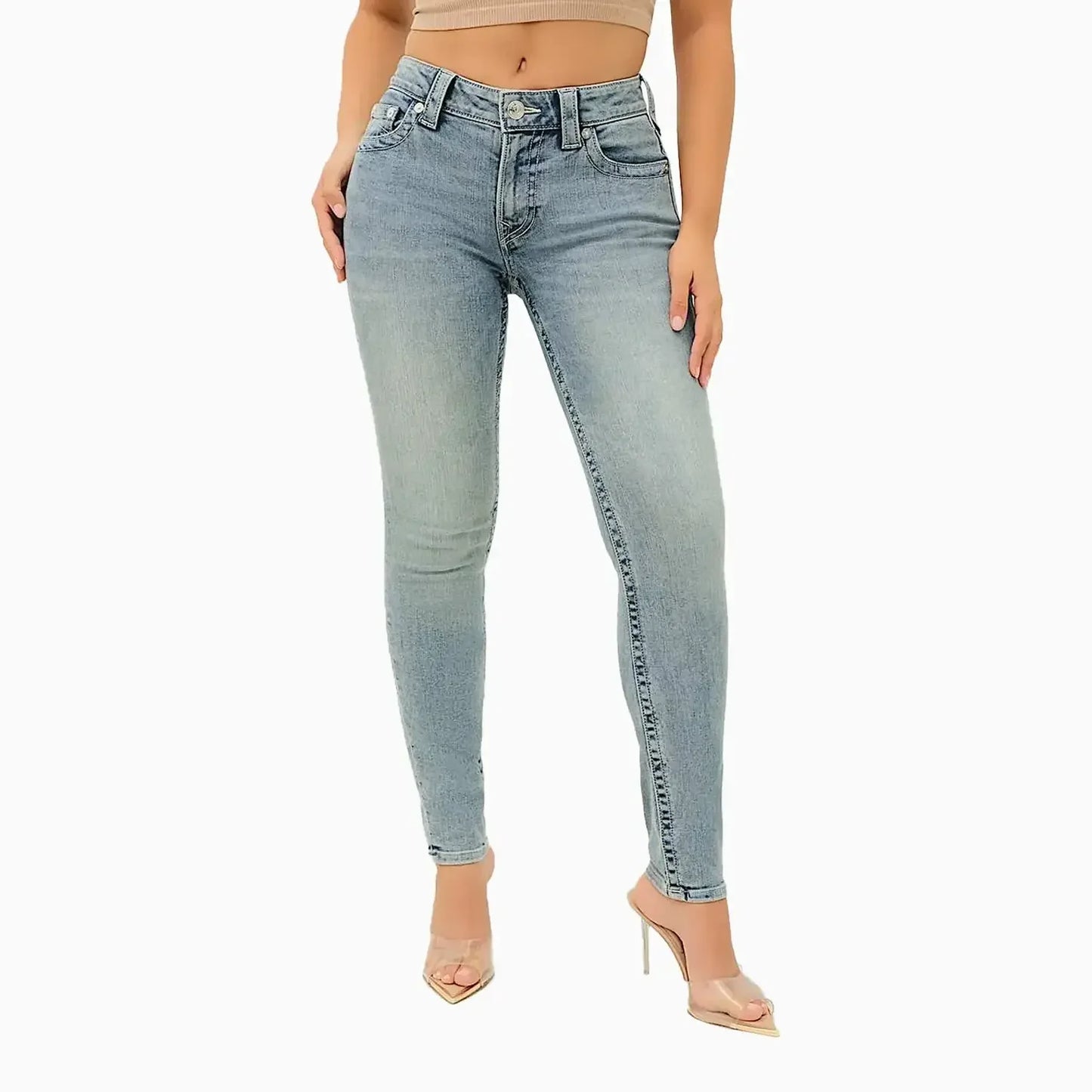 Women's Jennie Mid Rise Curvy Skinny Jean Pant