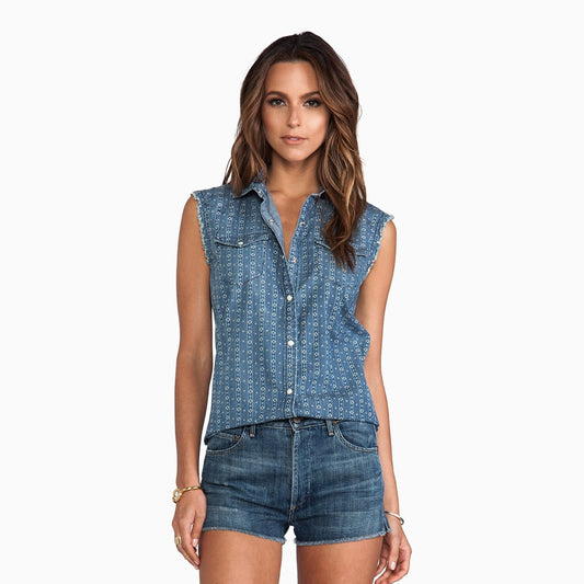 Women's Sleeveless New Georgia Woven Shirt