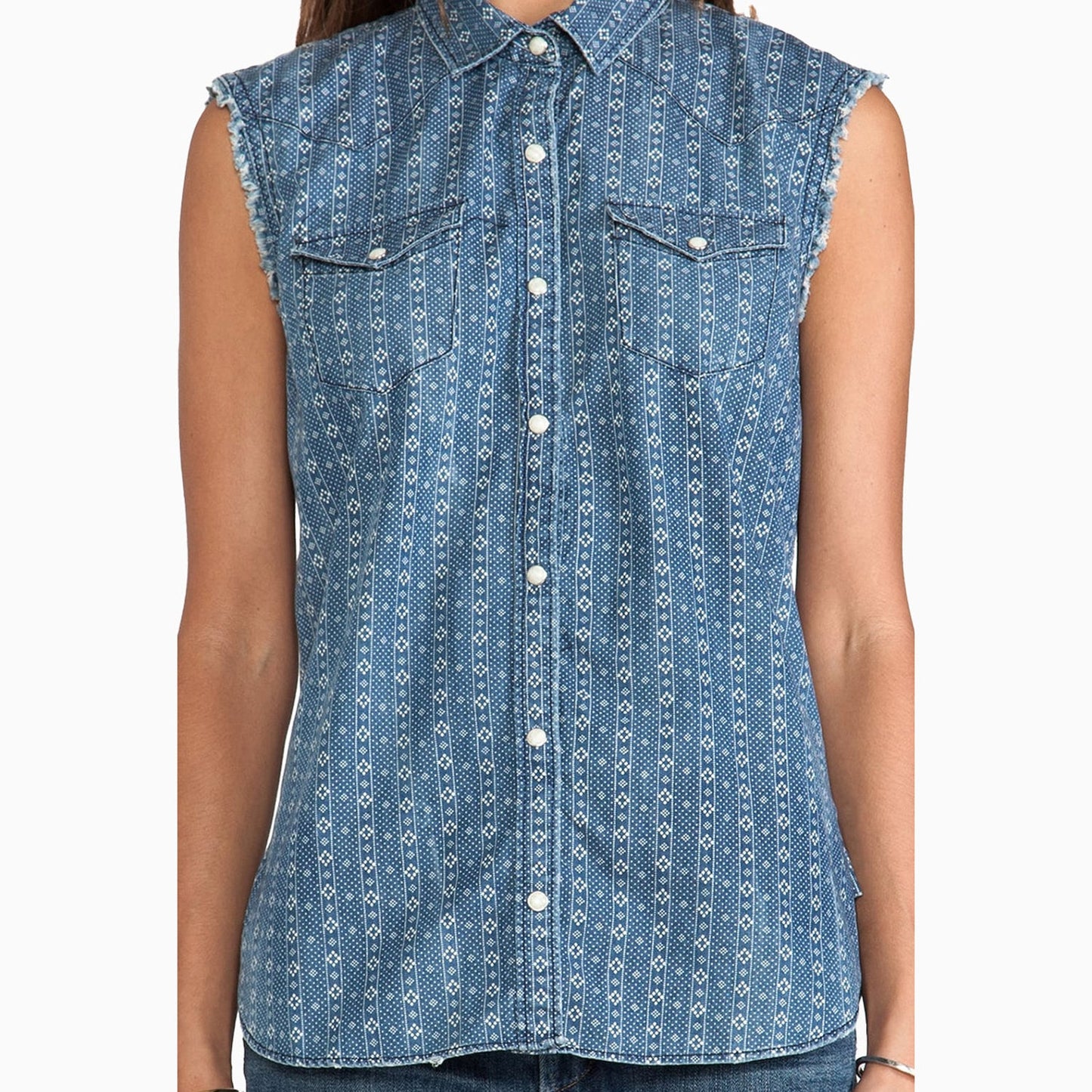 Women's Sleeveless New Georgia Woven Shirt