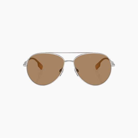 Women's Burberry Logo Pilot Sunglasses