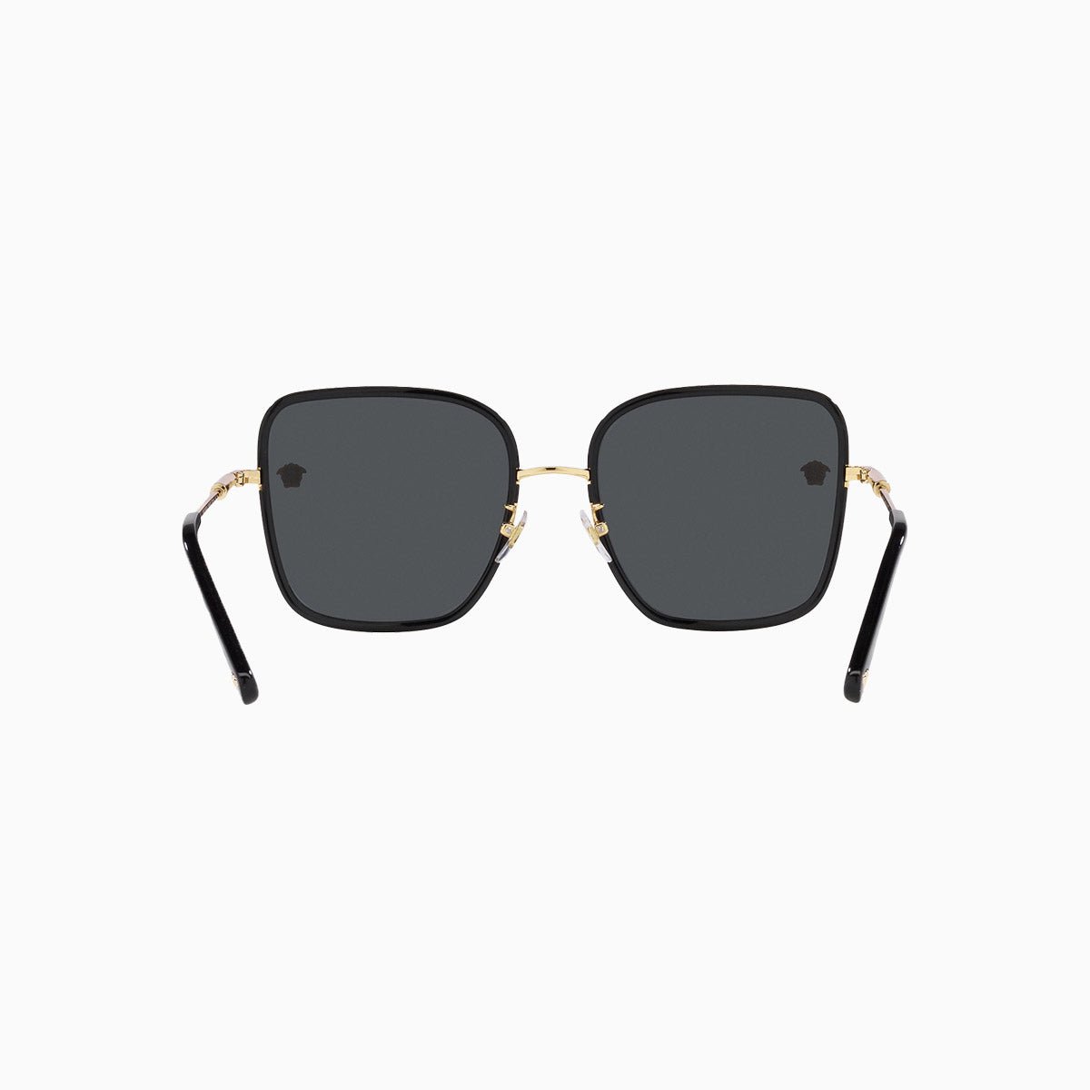 Women's Versace Black Dark Grey Sunglasses